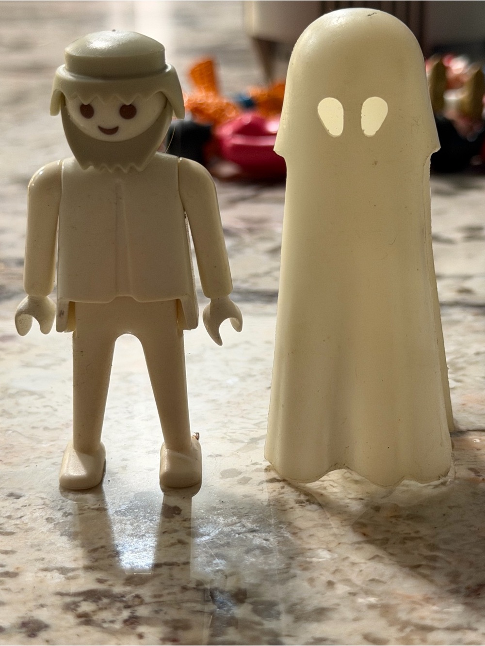 Rare 1974 Geobra Playmobil Glow In The Dark Ghost Figure